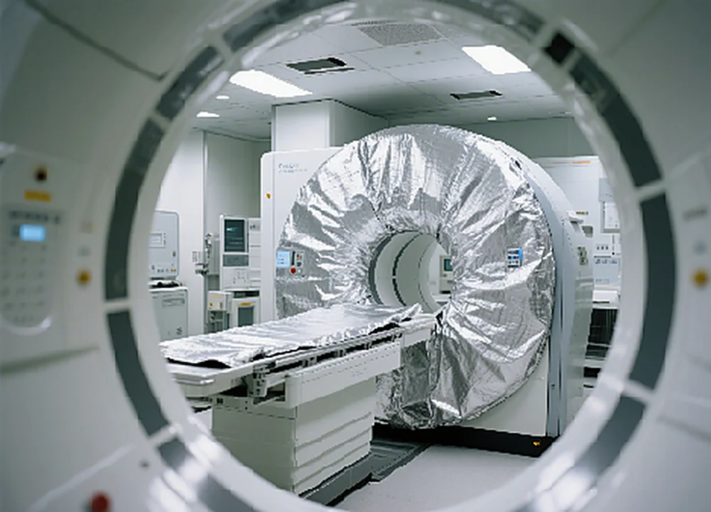 MRI scanner &mdash; medical equipment requiring EMC-compliant shielding