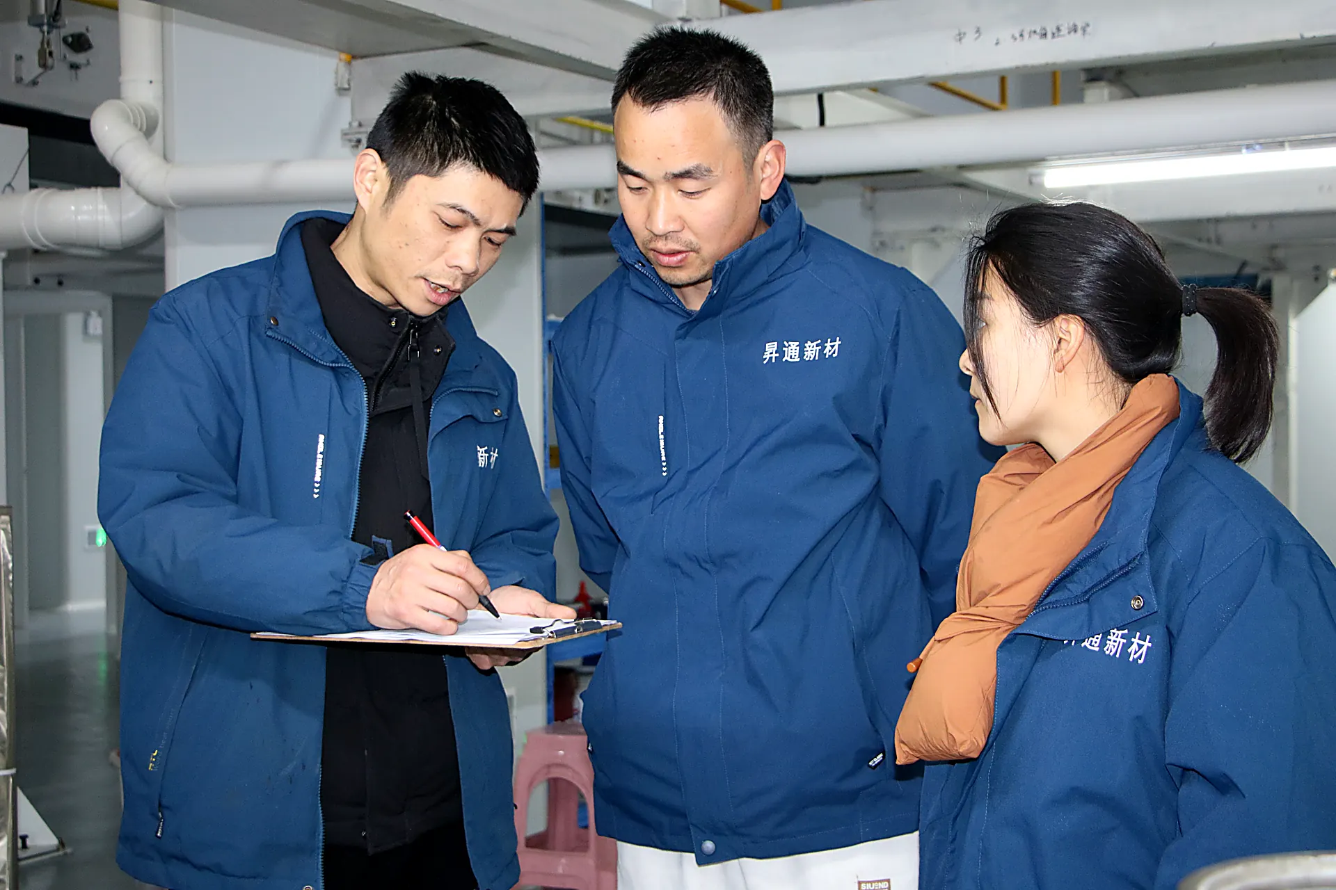 Shengtong New Materials production workshop in Hunan, China &mdash; automated coating line