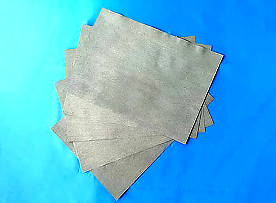 Double-sided grey flame-retardant conductive cloth
